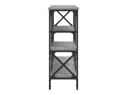 Mesa consola Sonoma gris 180x29x76,5 cm madera de ingeniería