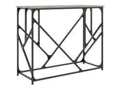 Mesa consola Sonoma gris 100x40x80 cm madera de ingeniería