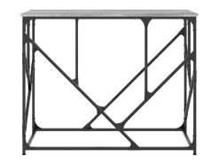 Mesa consola Sonoma gris 100x40x80 cm madera de ingeniería