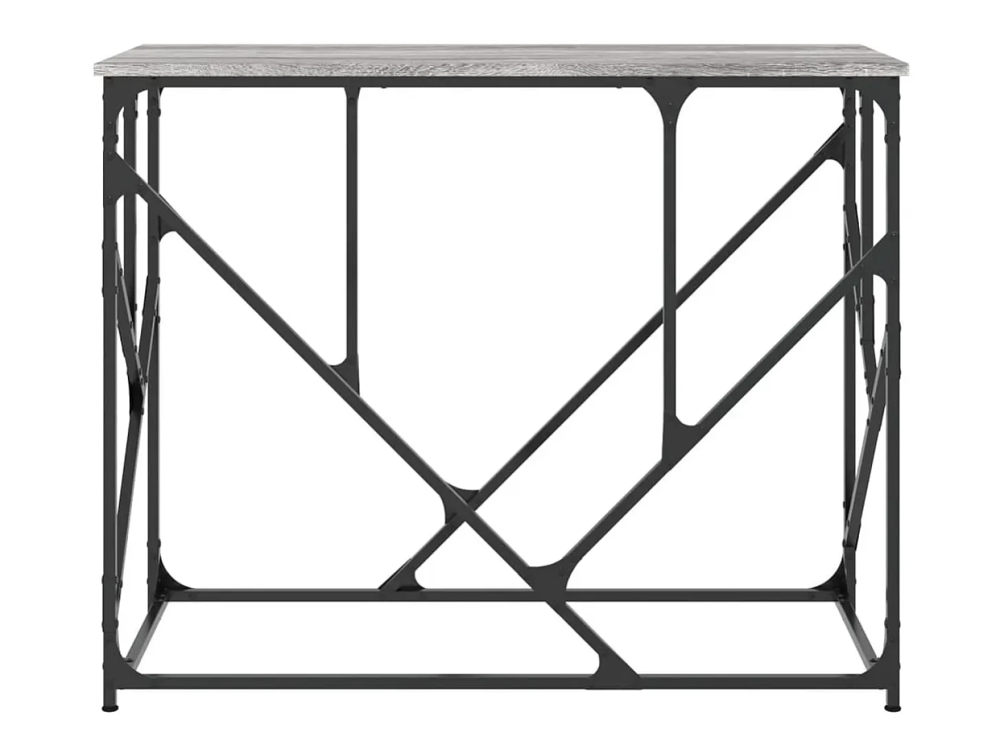 Mesa consola Sonoma gris 100x40x80 cm madera de ingeniería