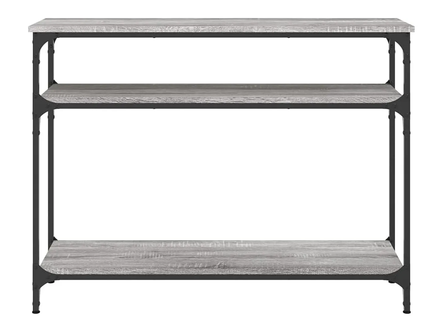 Mesa consola Sonoma gris 100x29x75 cm madera de ingeniería