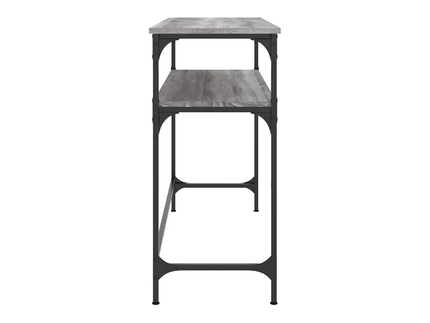 Mesa consola Sonoma gris 100x35,5x75 cm madera de ingeniería