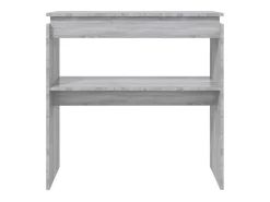 Mesa consola Sonoma gris 80x30x80 cm Madera de ingeniería