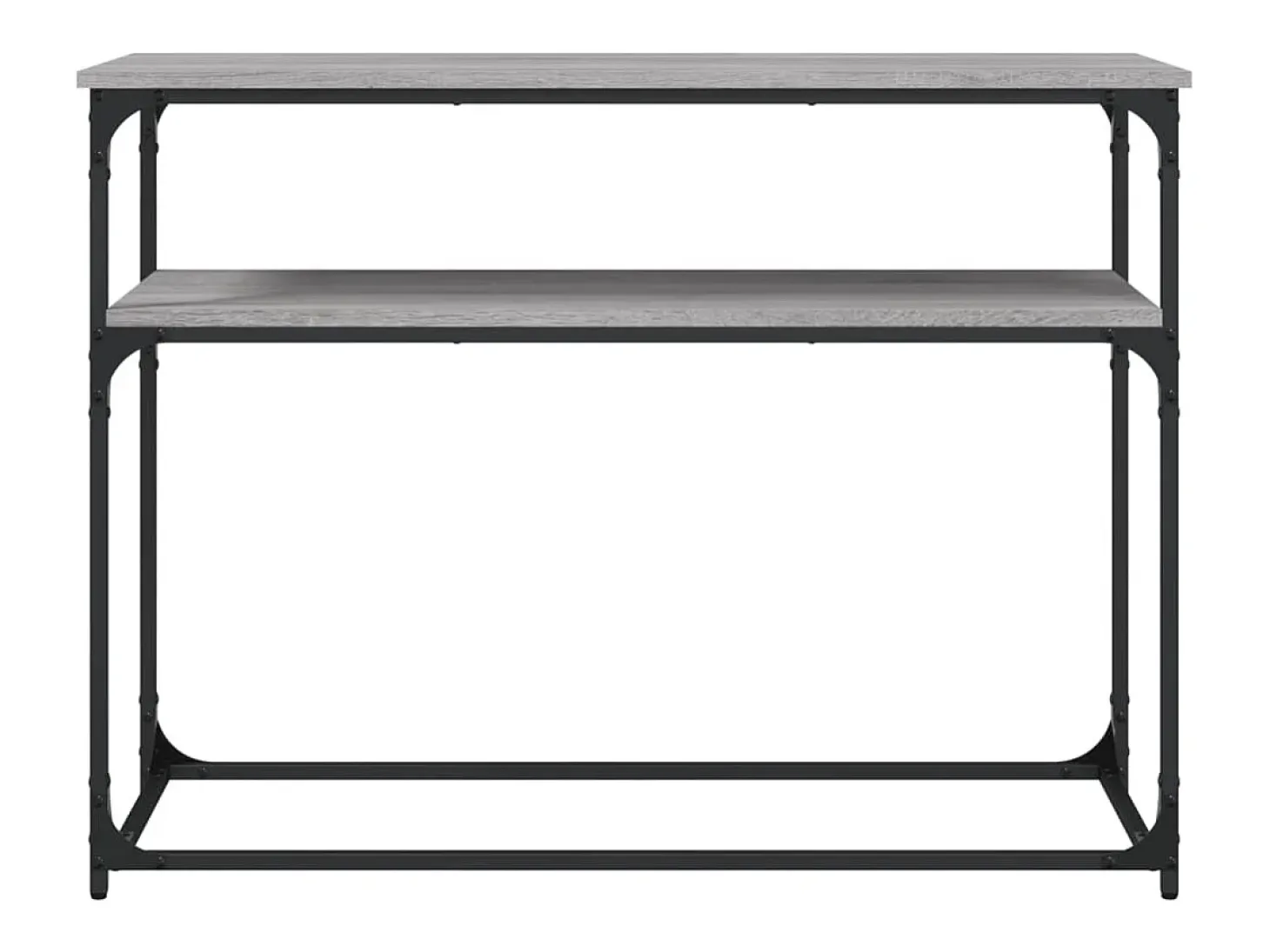Mesa consola Sonoma gris 100x35,5x75 cm madera de ingeniería