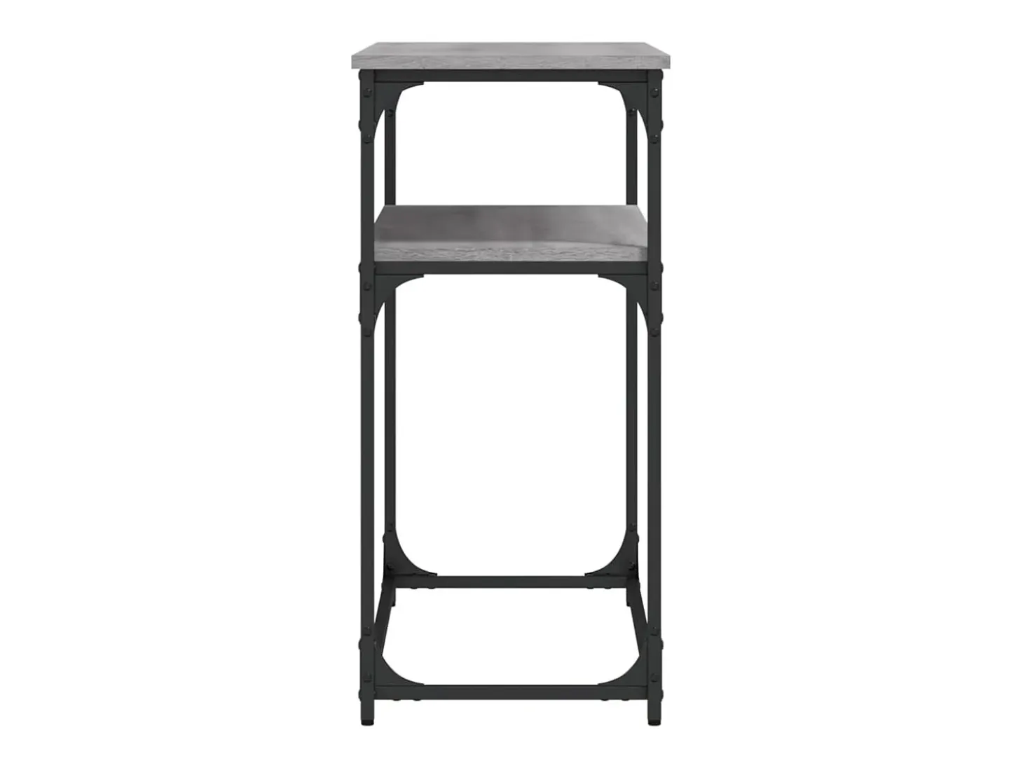 Mesa consola Sonoma gris 100x35,5x75 cm madera de ingeniería