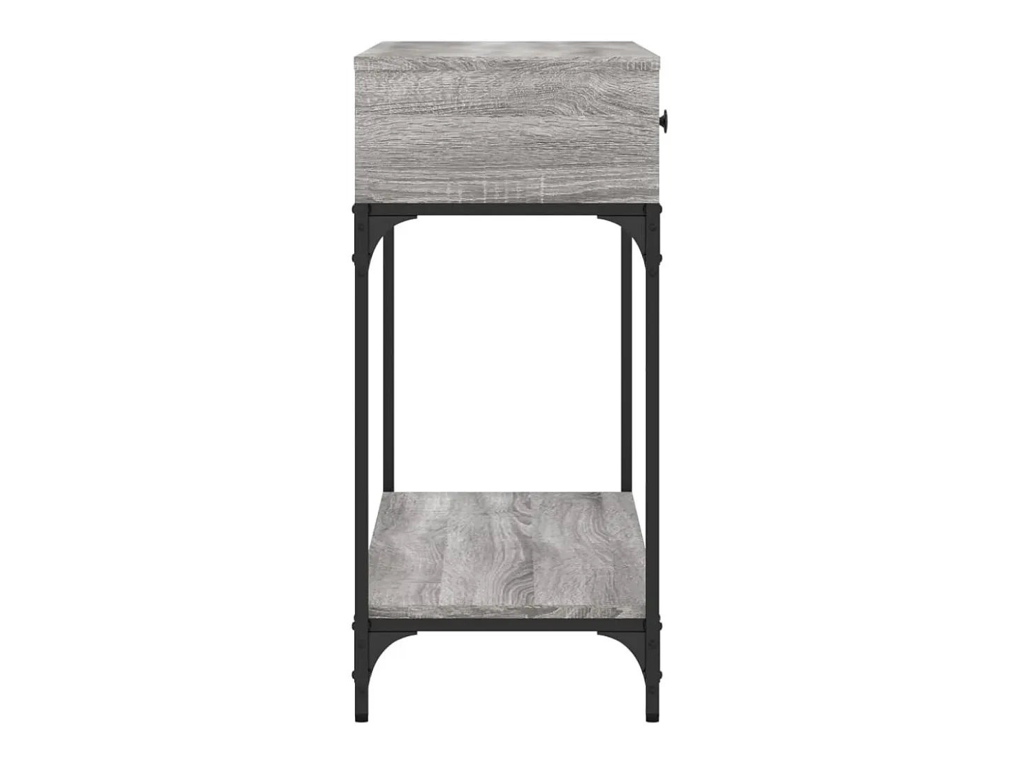 Mesa consola Sonoma gris 100x34,5x75 cm madera de ingeniería