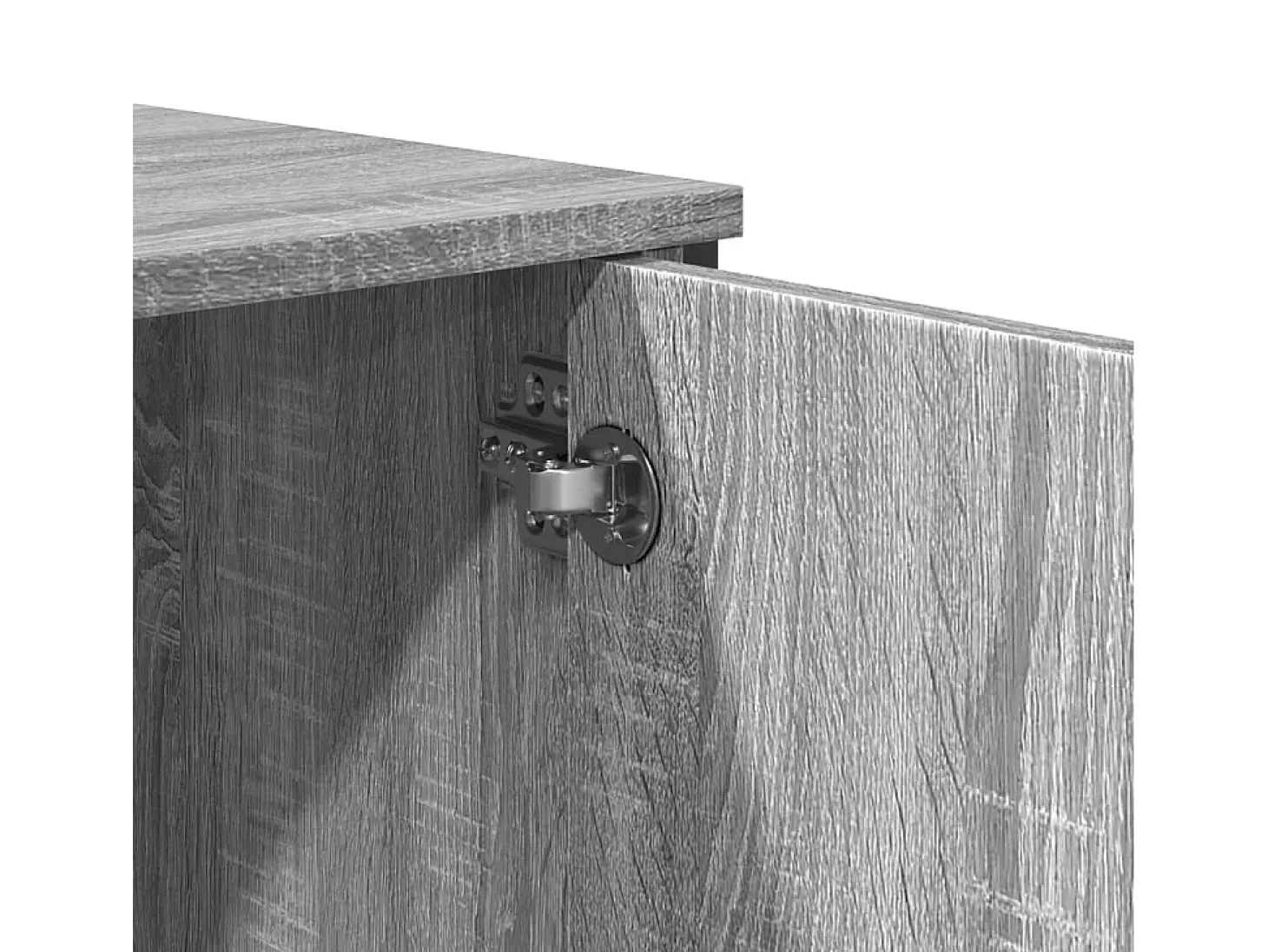 Mesa consola Sonoma gris 100x35x74,5 cm madera de ingeniería
