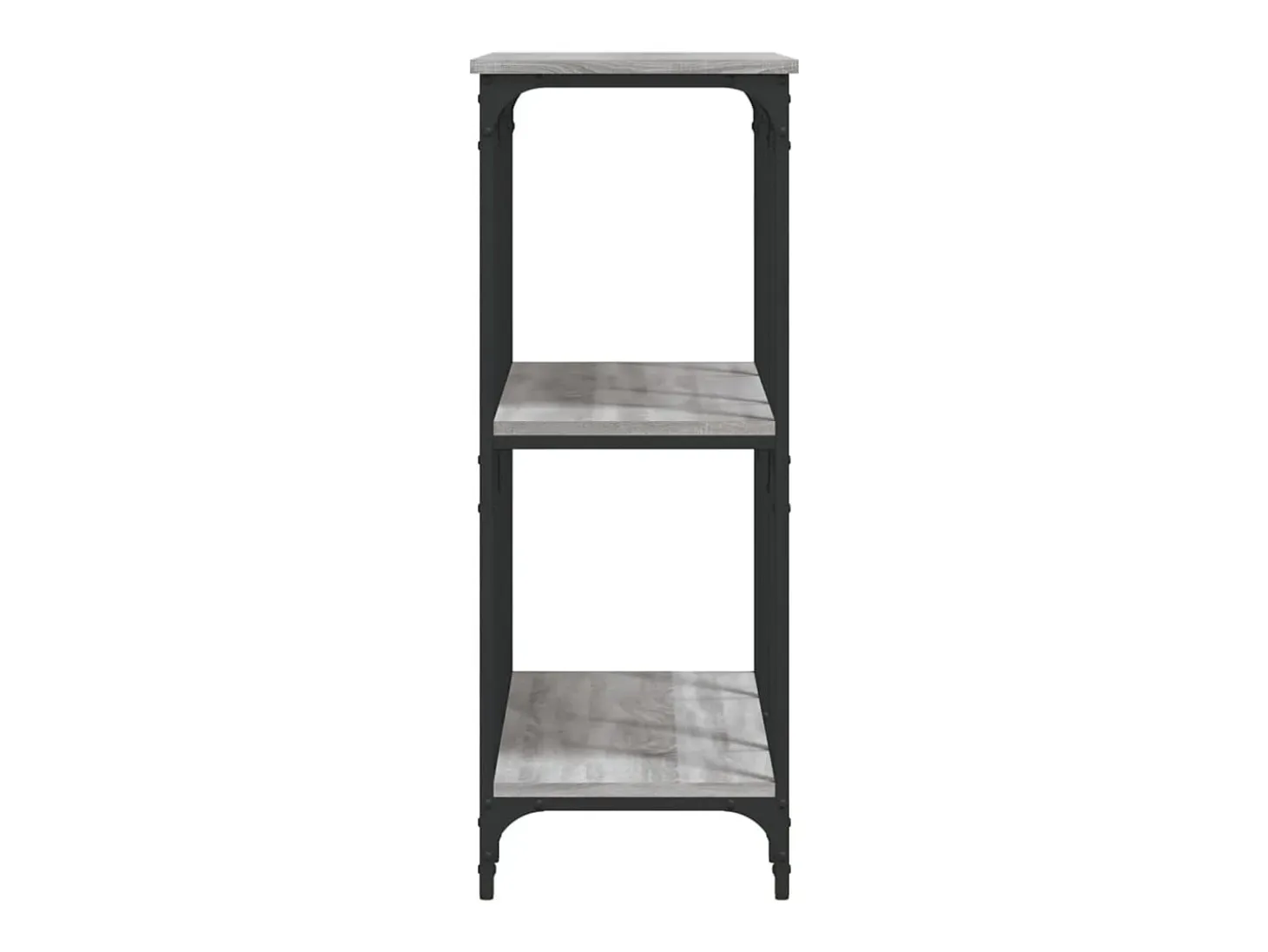 Mesa consola Sonoma gris 102x35x90 cm madera de ingeniería