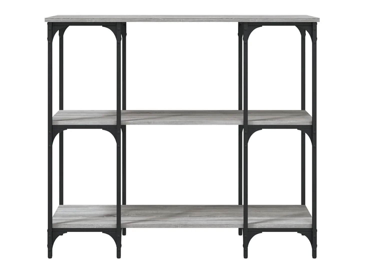 Mesa consola Sonoma gris 102x35x90 cm madera de ingeniería