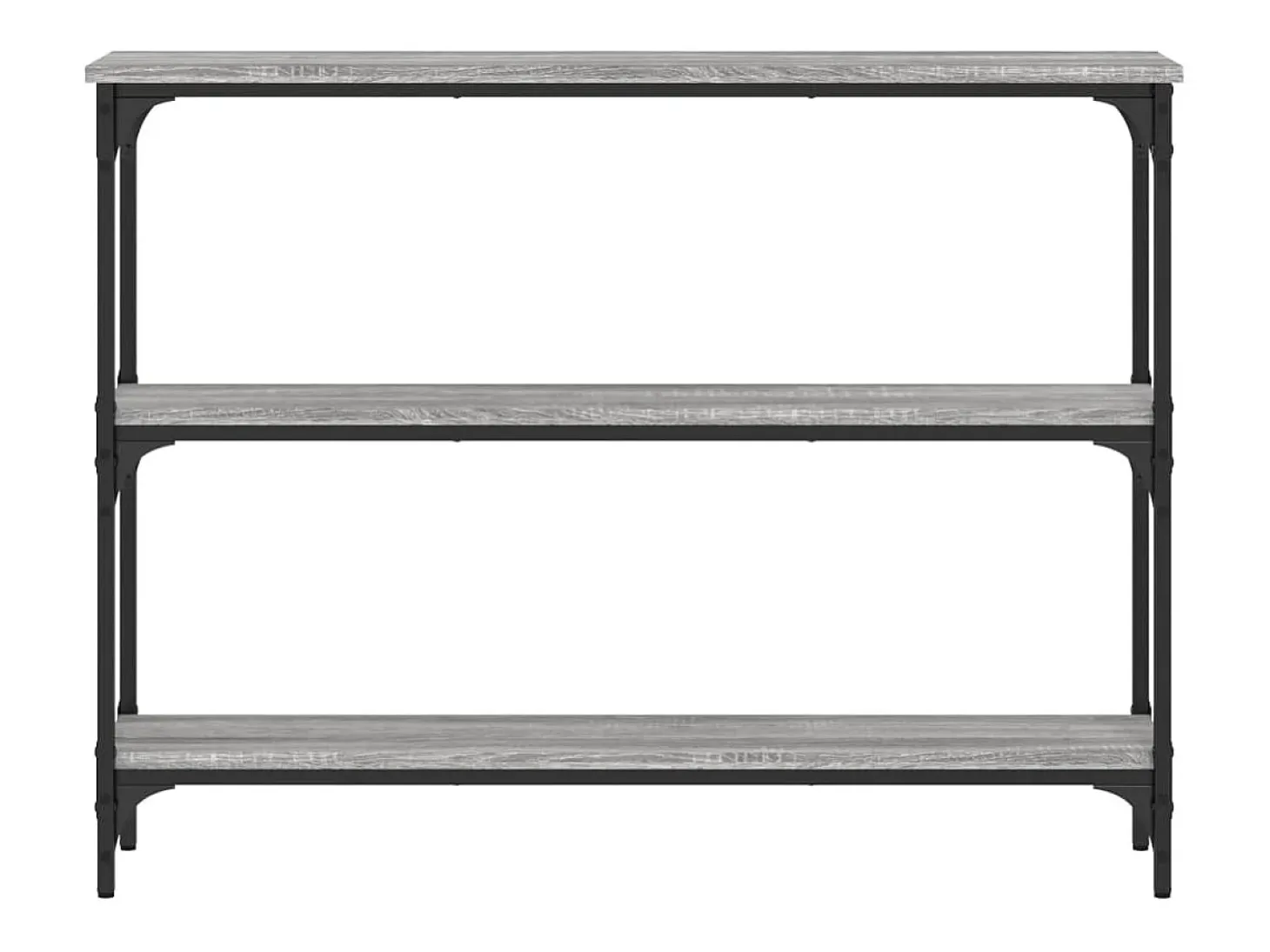 Mesa consola Sonoma gris 100x22,5x75 cm madera de ingeniería