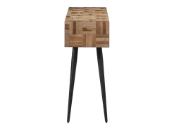 Mesa consola teca reciclada maciza 110x34x80 cm ES209138