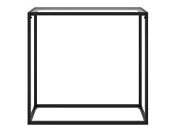 Mesa consola transparente 80x35x75 cm Cristal templado