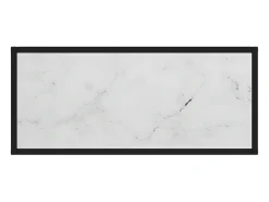 Mesa consola vidrio templado blanco 80x35x75 cm ES390120