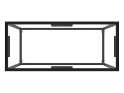 Mesa consola vidrio templado transparente 80x35x75 cm ES953745