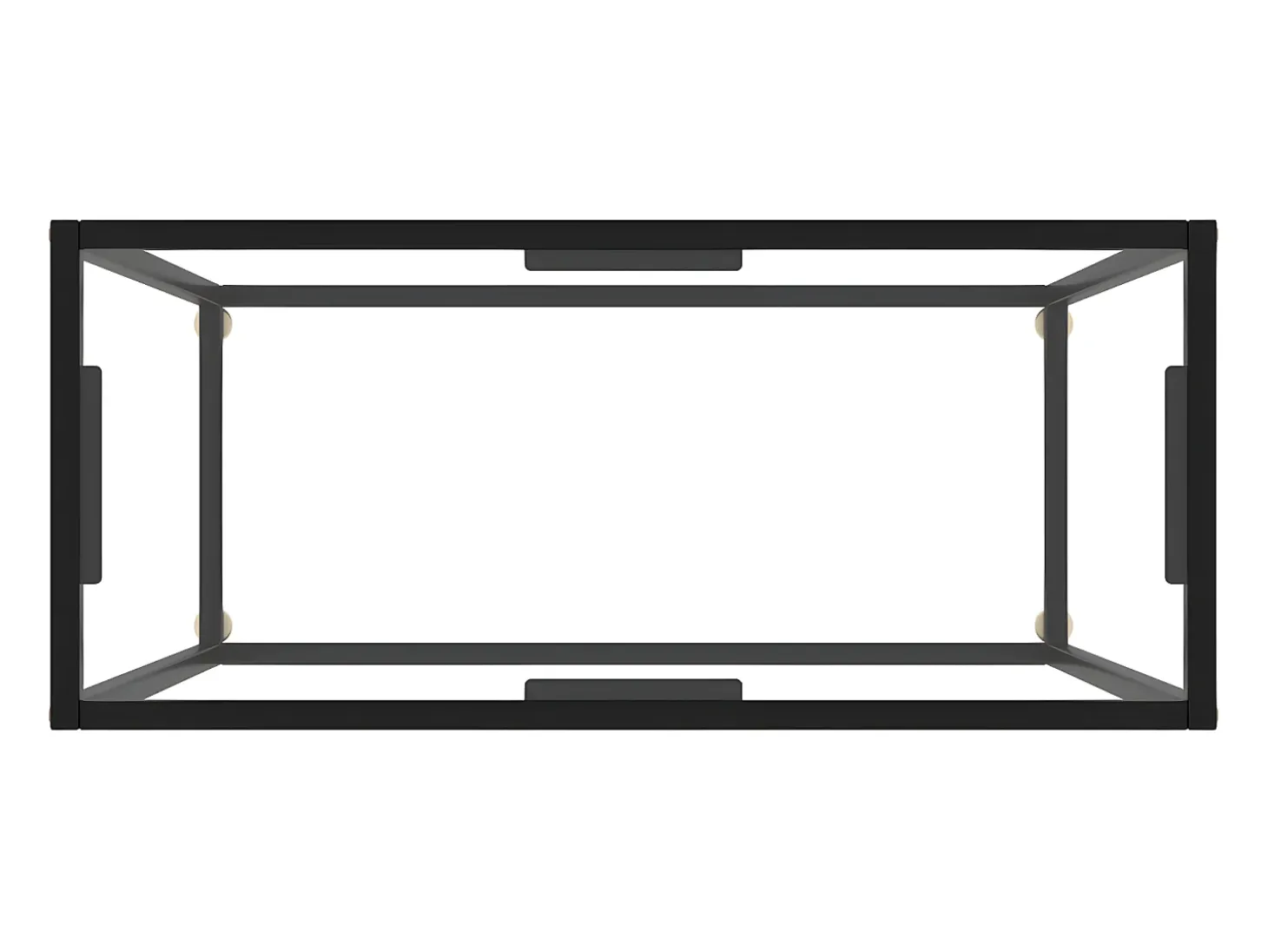 Mesa consola vidrio templado transparente 80x35x75 cm ES953745