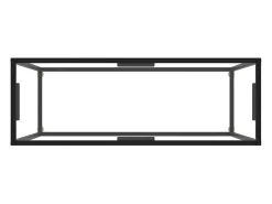 Mesa consola vidrio templado transparente 100x35x75 cm ES317823