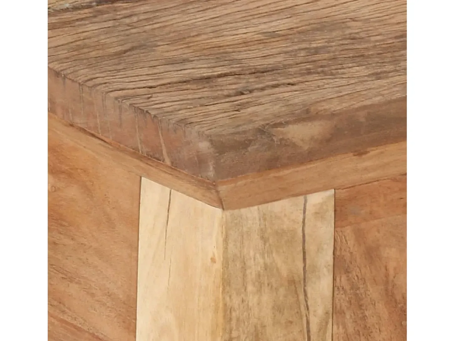 Mesa consola 90,5x30x75 cm Acacia y madera recuperada