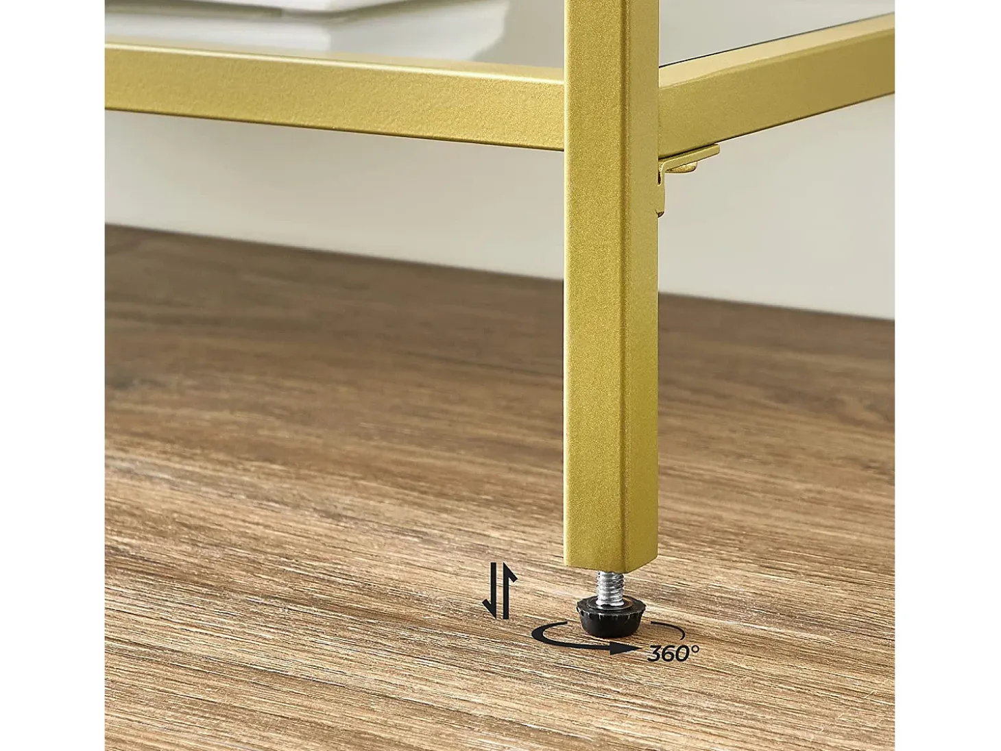 Mesa consola 130x30x73,3 cm dorado