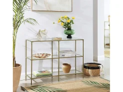 Mesa consola 100x30x73 cm Dorado