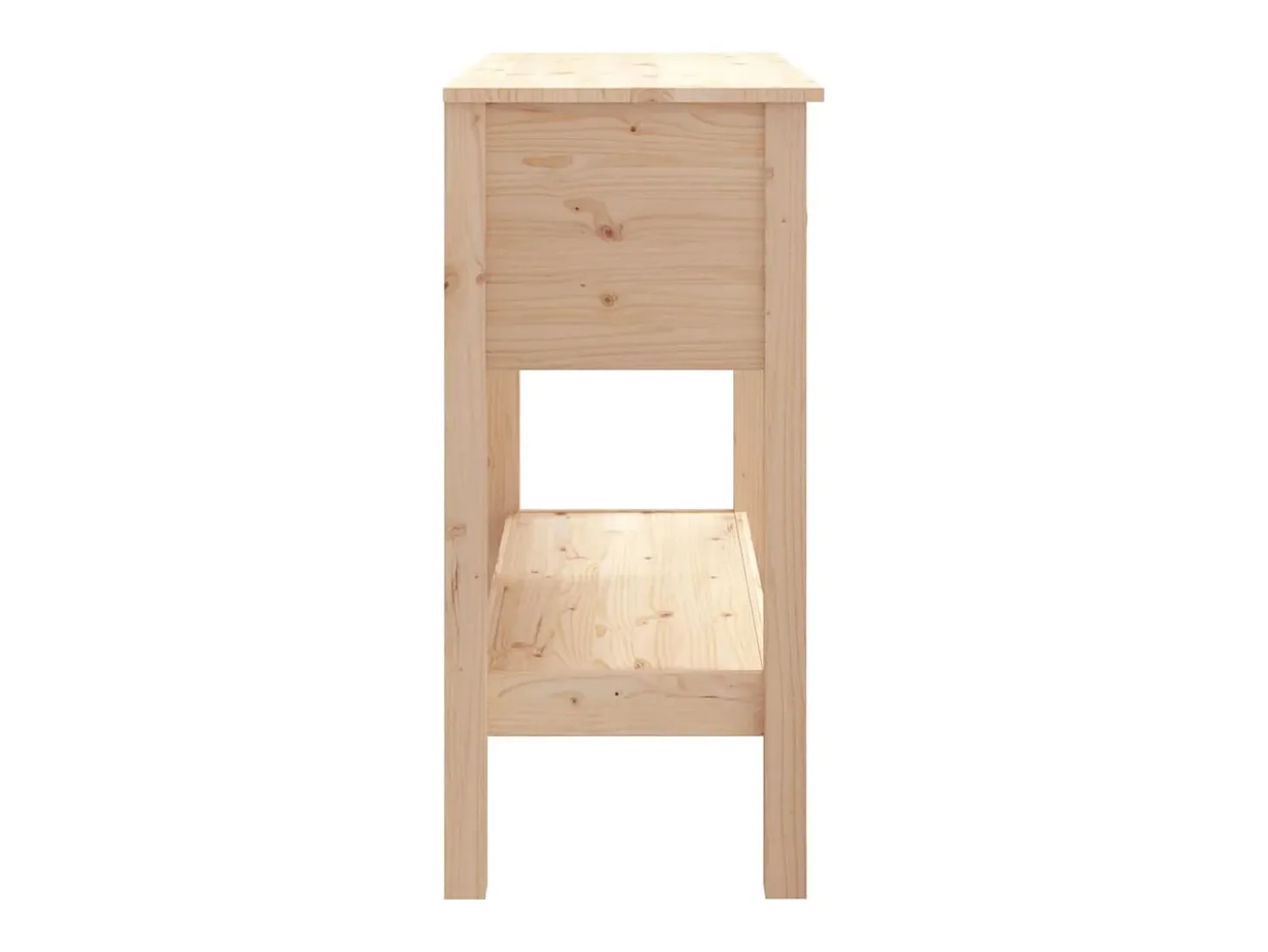 Mesa consola 75x35x75 cm Madera maciza de pino