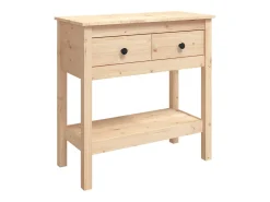 Mesa consola 75x35x75 cm Madera maciza de pino