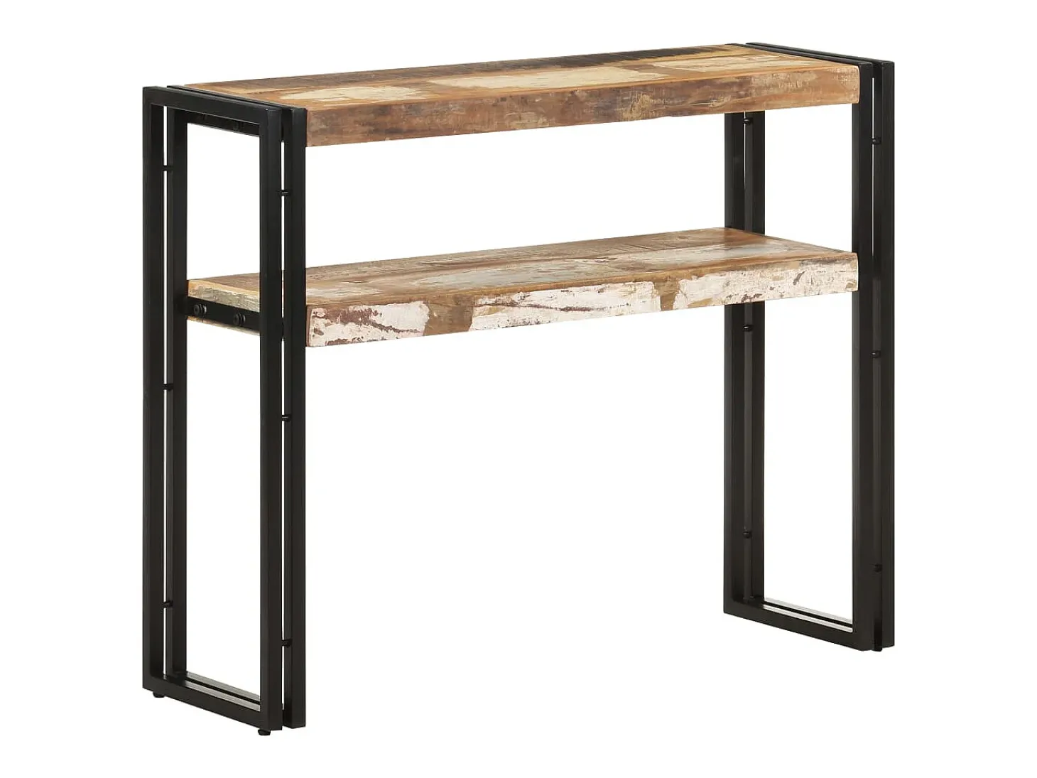 Mesa consola 90x30x75 cm Madera maciza recuperada