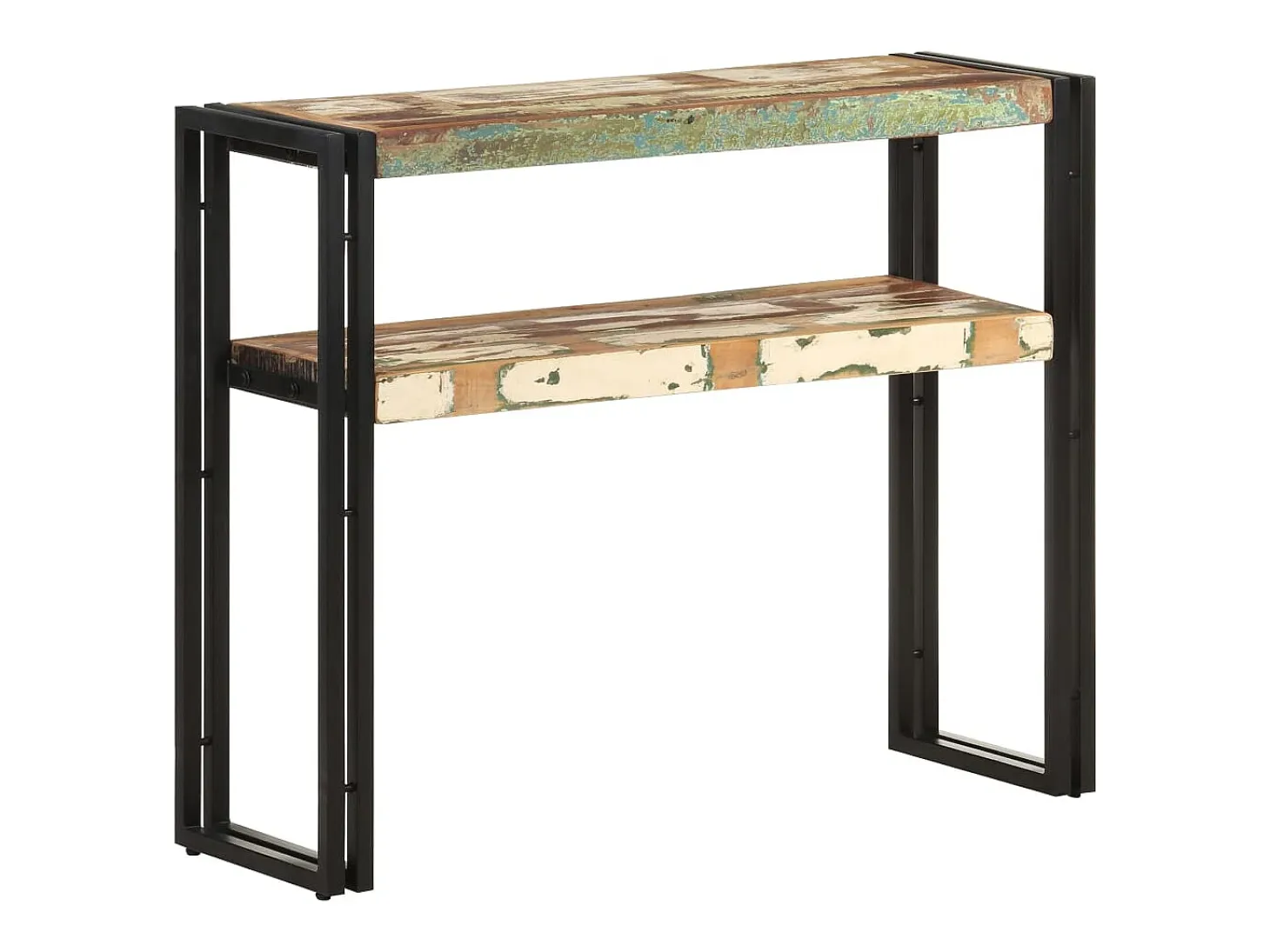 Mesa consola 90x30x75 cm Madera maciza recuperada