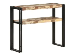 Mesa consola 90x30x75 cm Madera maciza recuperada