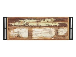Mesa consola 90x30x75 cm Madera maciza recuperada