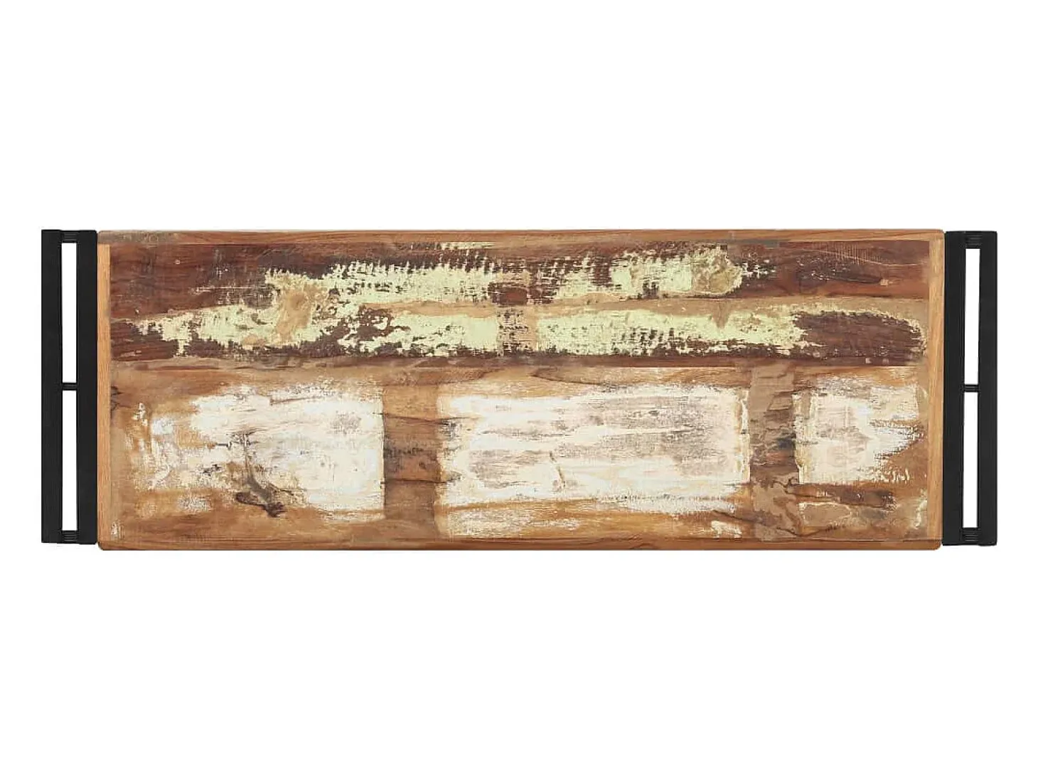 Mesa consola 90x30x75 cm Madera maciza recuperada