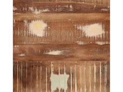 Mesa consola 90x32x75 cm madera maciza recuperada