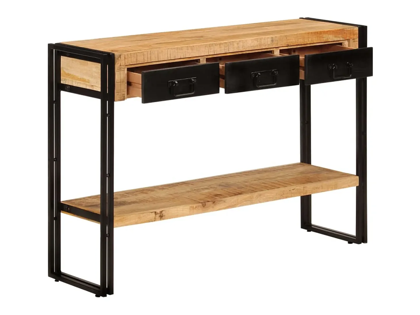 Mesa consola 110x30x76 cm Madera maciza de mango