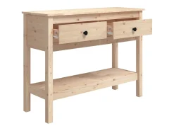 Mesa consola 100x35x75 cm Madera maciza de pino