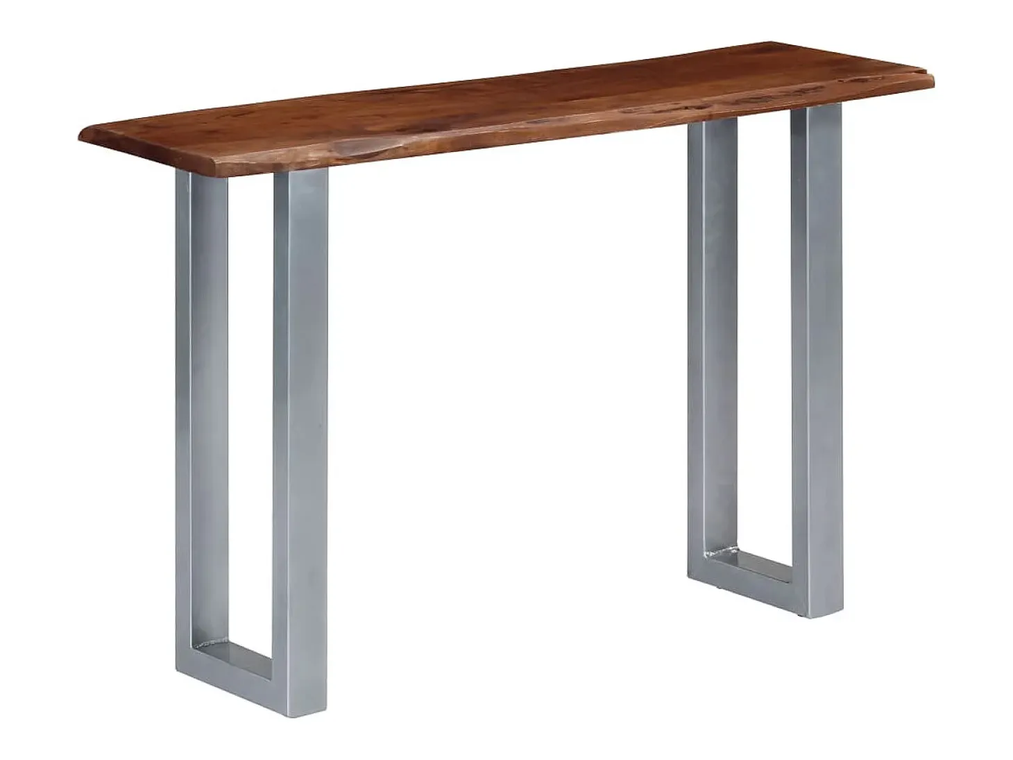 Mesa consola 115x35x76 cm Madera maciza de acacia y hierro
