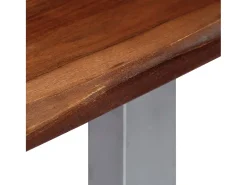 Mesa consola 115x35x76 cm Madera maciza de acacia y hierro