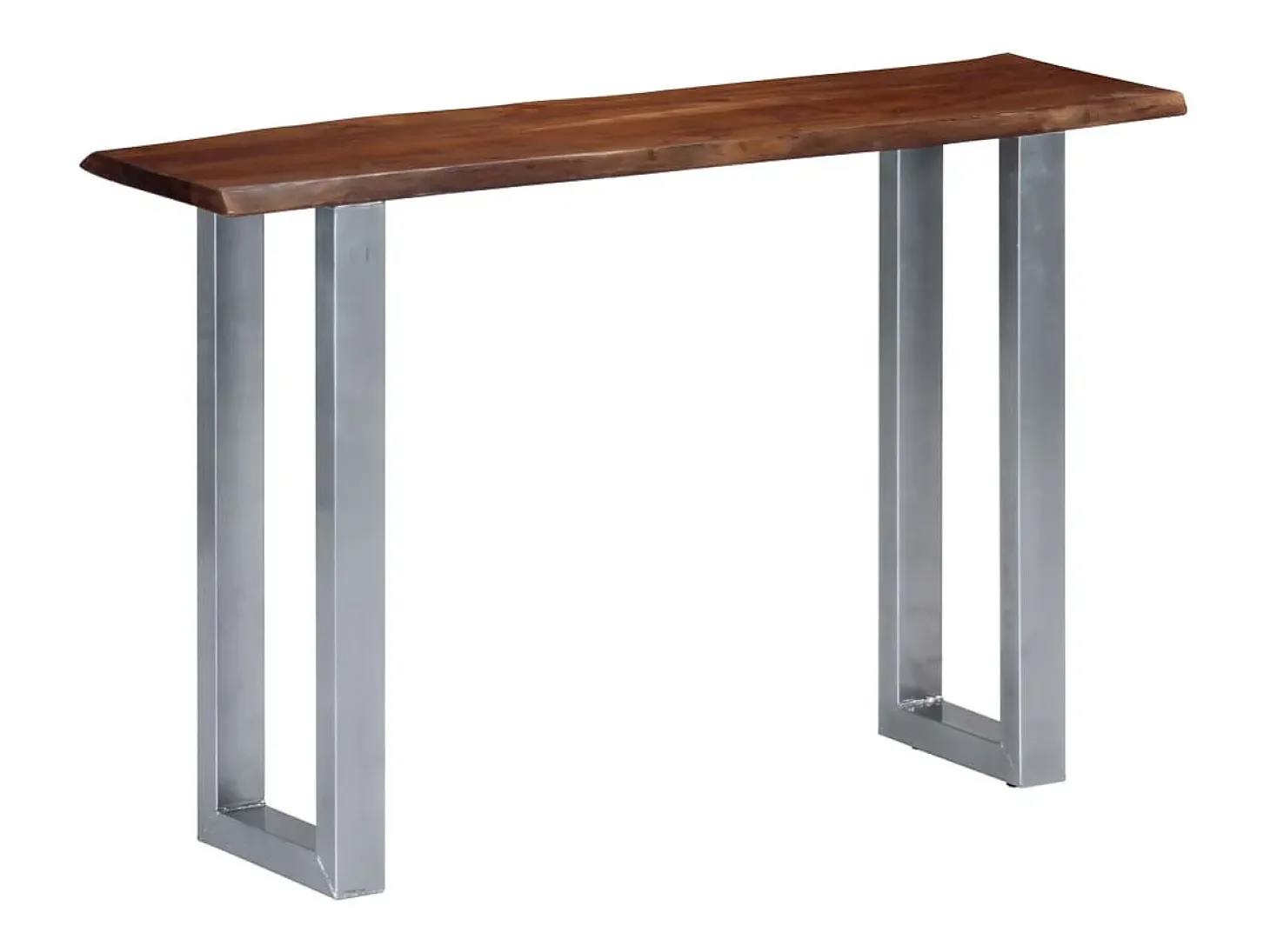 Mesa consola 115x35x76 cm Madera maciza de acacia y hierro