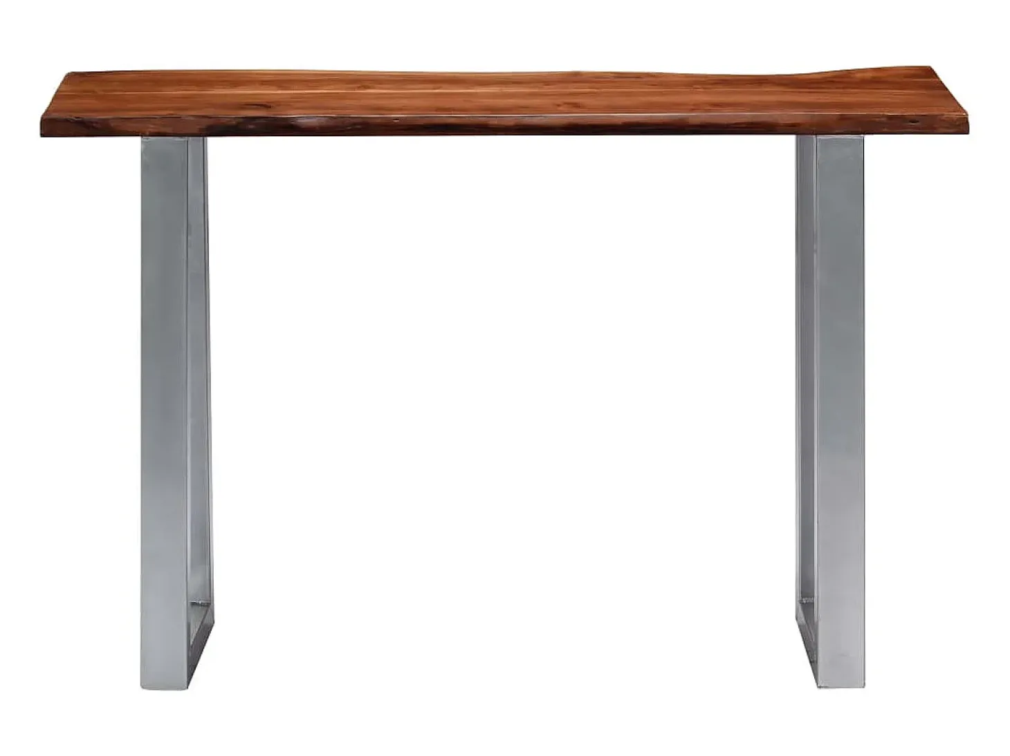 Mesa consola 115x35x76 cm Madera maciza de acacia y hierro