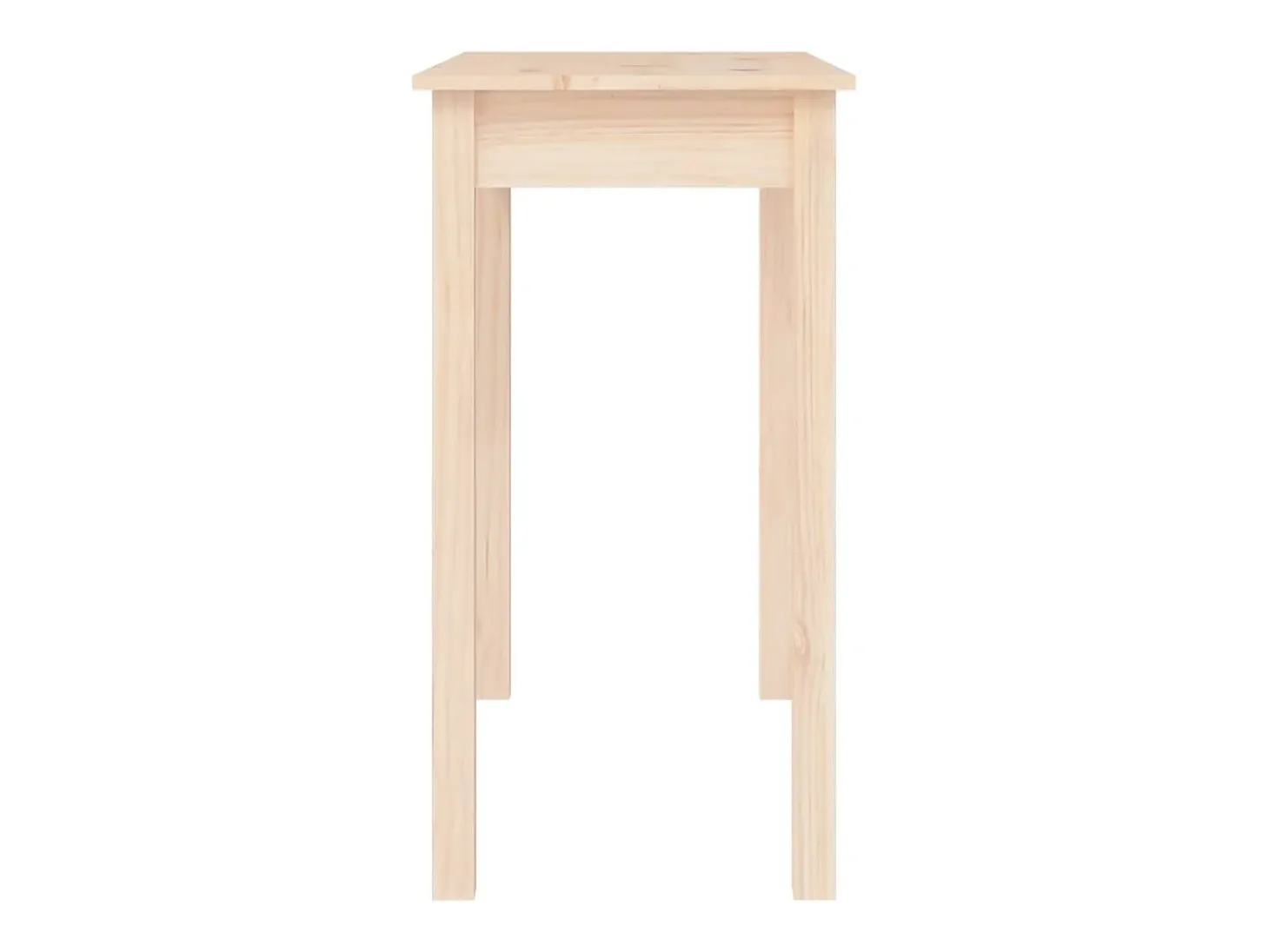 Mesa consola 80x40x75 cm Madera maciza de pino