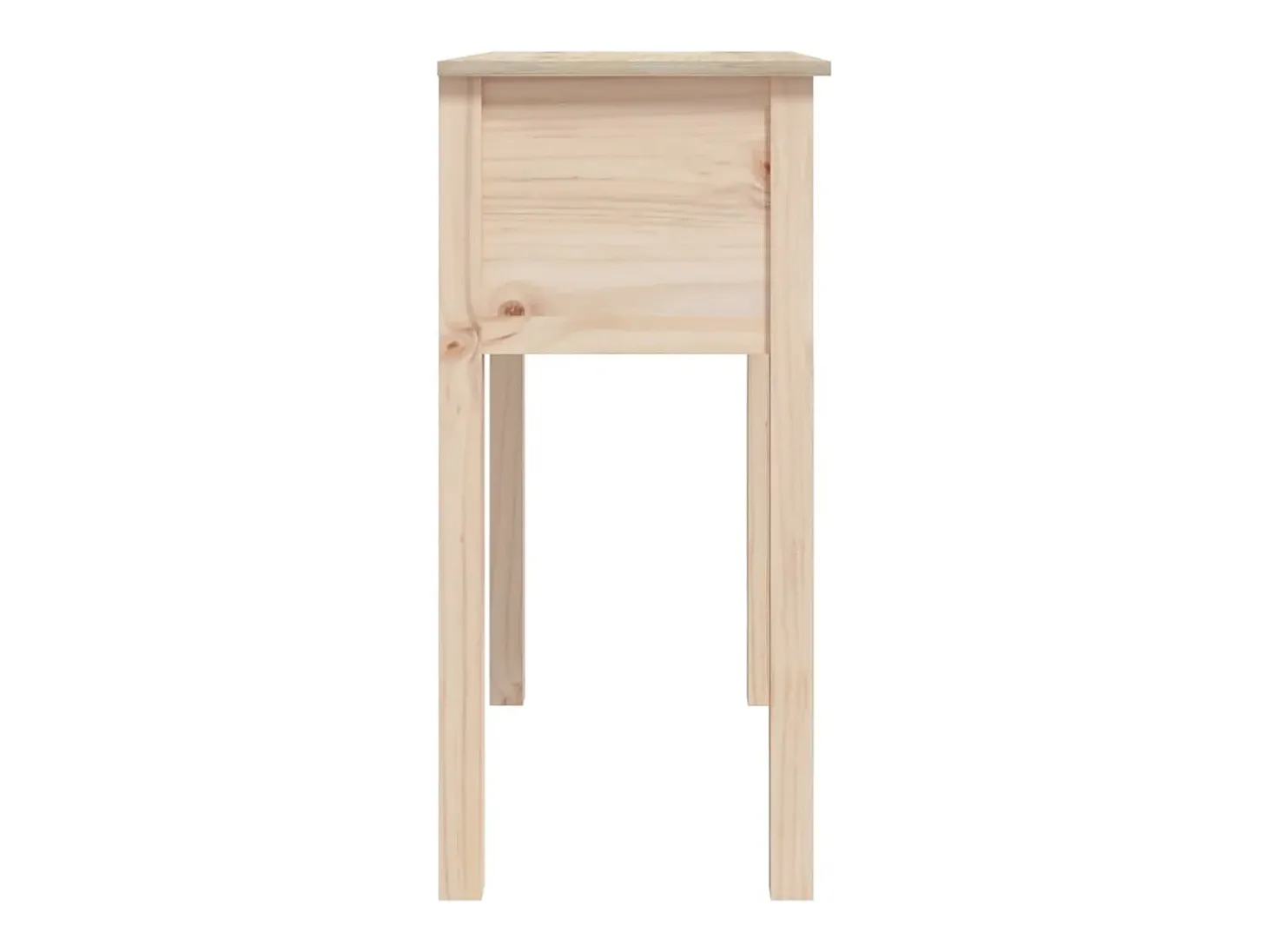 Mesa consola 70x35x75 cm Madera maciza de pino