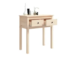 Mesa consola 70x35x75 cm Madera maciza de pino