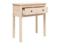 Mesa consola 70x35x75 cm Madera maciza de pino