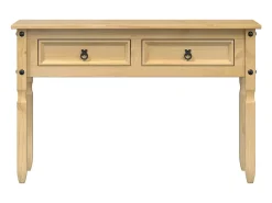 Mesa consola 115x46x73 cm madera maciza de pino