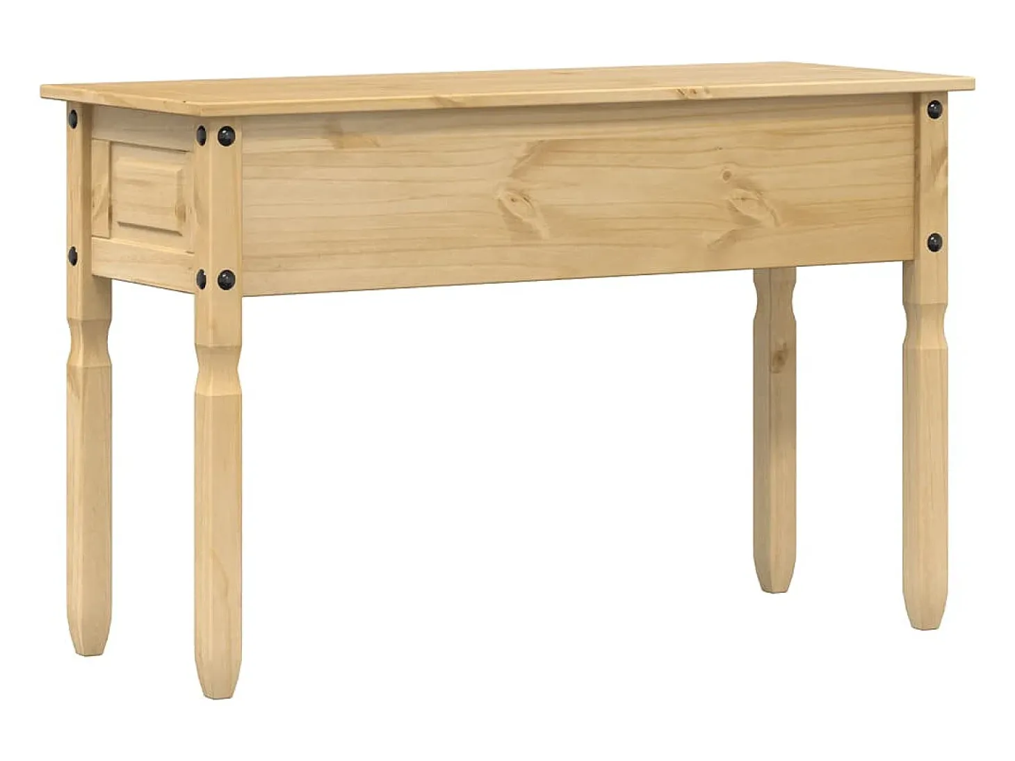 Mesa consola 115x46x73 cm madera maciza de pino