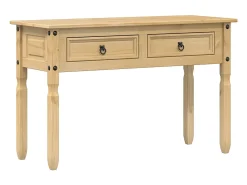 Mesa consola 115x46x73 cm madera maciza de pino