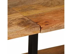 Mesa consola 180x35x70 cm madera maciza de mango