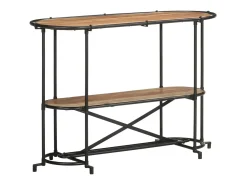 Mesa consola 110x42x76 cm madera maciza de acacia
