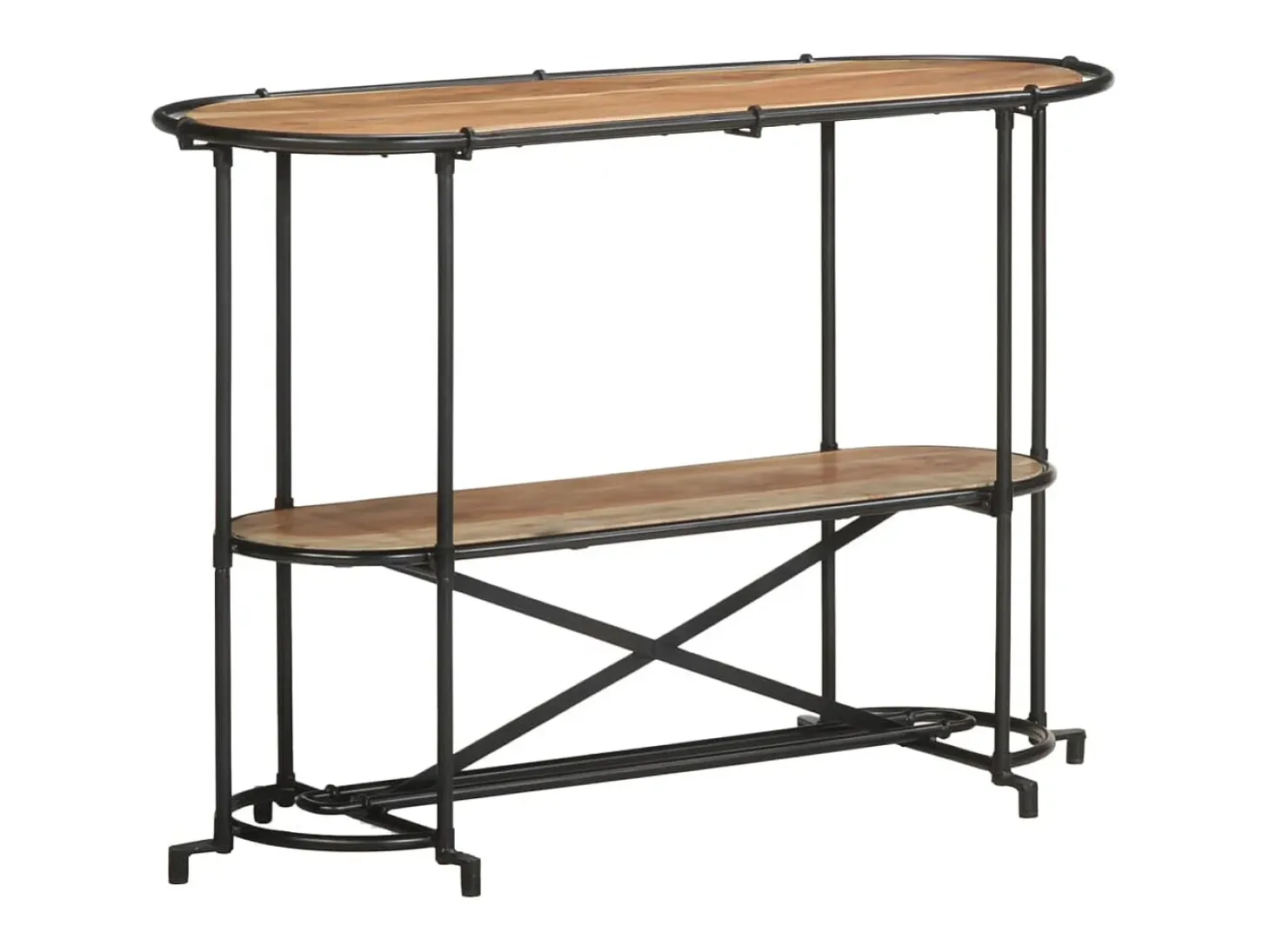 Mesa consola 110x42x76 cm madera maciza de acacia