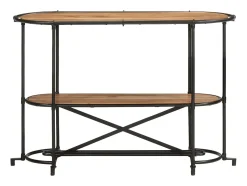 Mesa consola 110x42x76 cm madera maciza de acacia