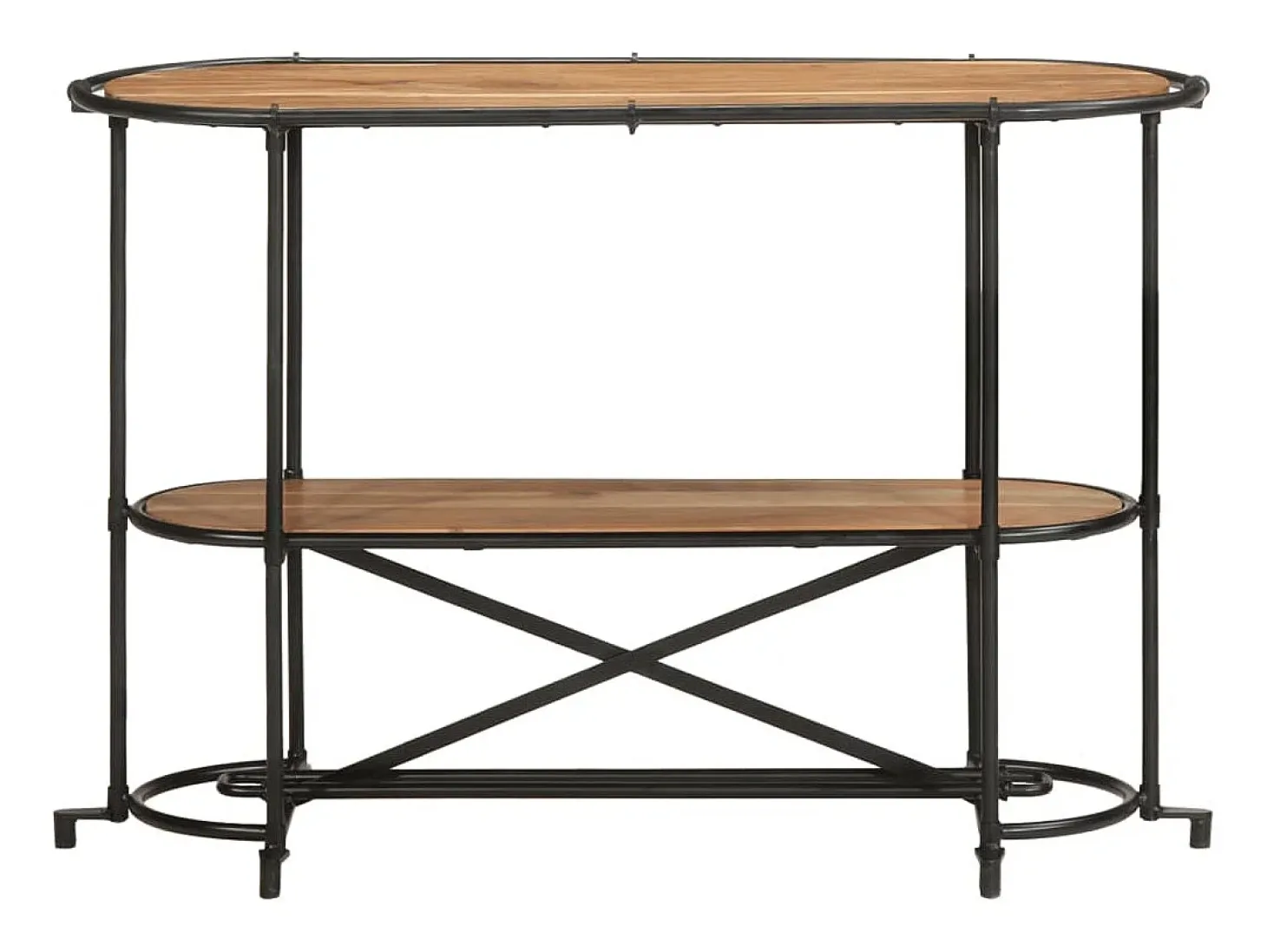 Mesa consola 110x42x76 cm madera maciza de acacia