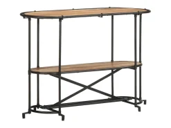 Mesa consola 110x42x76 cm madera maciza de acacia